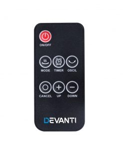 Devanti 2000W Wall Mounted Panel Heater - Black