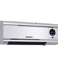 Devanti 2000W Wall Mounted Panel Heater - Silver