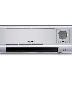 Devanti 2000W Wall Mounted Panel Heater - Silver