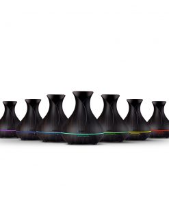 Devanti 400ml 4 in 1 Aroma Diffuser - Dark Wood