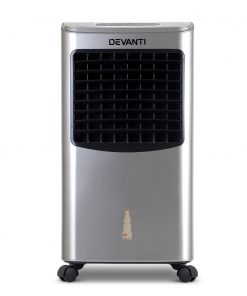Devanti Portable Evaporative Air Cooler - Silver