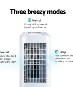 Devanti Portable Evaporative Air Cooler - White