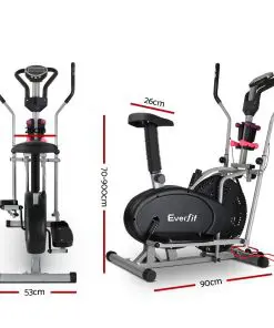Everfit 6in1 Elliptical Cross Trainer Exercise Bike Bicycle Fitness