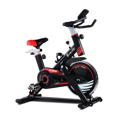 Everfit Spin Exercise Bike Fitness Commercial Home Workout Gym Equipment Black