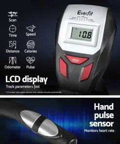 Everfit Magnetic Recumbent Exercise Bike Fitness Trainer Home Gym Equipment Black