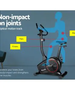 Everfit Exercise Bike Training Bicycle Fitness Equipment Home Gym Trainer Black