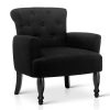 Artiss French Lorraine Chair Retro Wing – Black Artiss French Lorraine Chair Retro Wing – Black