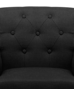 Artiss French Lorraine Chair Retro Wing - Black