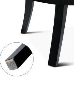 Artiss French Lorraine Chair Retro Wing - Black