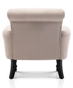 Artiss French Lorraine Chair Retro Wing - Taupe