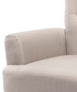 Artiss French Lorraine Chair Retro Wing - Taupe