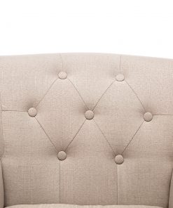 Artiss French Lorraine Chair Retro Wing - Taupe