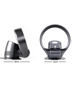 Devanti Bladeless Wall Fan - Black