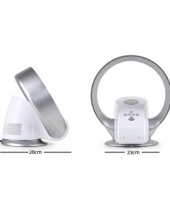 Devanti Bladeless Wall Fan - Silver