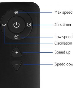 Devanti Bladeless Wall Fan - Silver