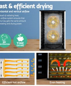 Devanti Commercial Food Dehydrator with 12 Trays