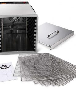 5 Star Chef Stainless Steel Food Dehydrator with 10 Trays