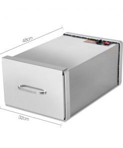 5 Star Chef Stainless Steel Food Dehydrator with 6 Trays