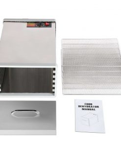 5 Star Chef Stainless Steel Food Dehydrator with 6 Trays