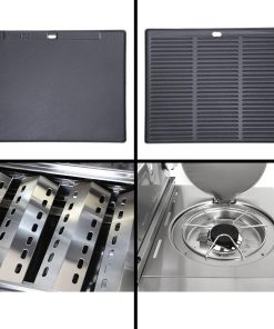 Stainless Steel 5 Burner Gas BBQ