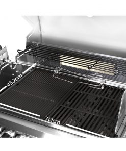 Stainless Steel 6 Burner Gas BBQ