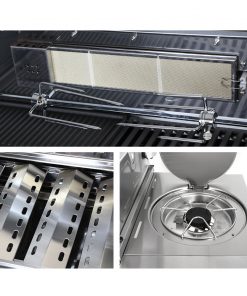 Stainless Steel 6 Burner Gas BBQ