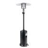 Devanti Portable Gas Patio Heater – Black and Silver Devanti Portable Gas Patio Heater – Black and Silver