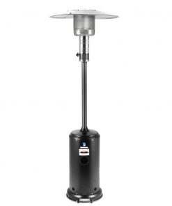 Devanti Portable Gas Patio Heater - Black and Silver