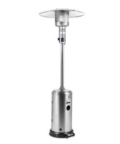 Devanti Portable Gas Patio Heater - Silver