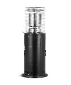 Devanti Portable Gas Patio Heater - Black and Silver