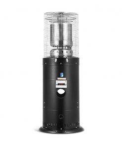 Devanti Portable Gas Patio Heater - Black and Silver