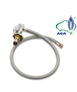 Devanti Portable Gas Patio Heater - Black and Silver