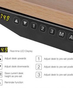 Artiss Motorised Standing Desk - Black