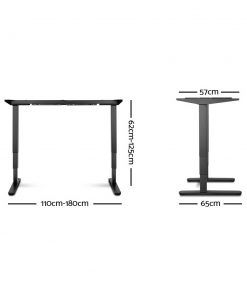 Artiss Electric Motorised Height Adjustable Standing Desk Laptop 2-Motor 160cm
