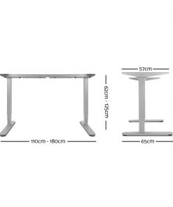 Artiss Motorised Standing Desk - Grey