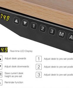 Artiss Motorised Standing Desk - Grey