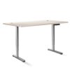 Electric Motorised Height Adjustable Standing Desk – Grey Frame with 160cm White Oak Top Electric Motorised Height Adjustable Standing Desk – Grey Frame with 160cm White Oak Top