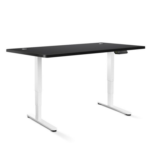 Artiss Height Adjustable Standing Desk Sit Stand Motorised Electric Roskos III White Black