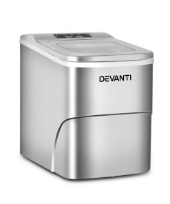 Devanti Portable Ice Cube Maker - Silver