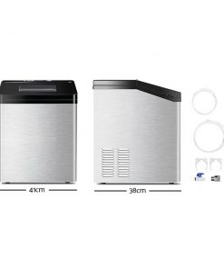 Devanti Commercial 3KG Ice Maker - Stainless Steel