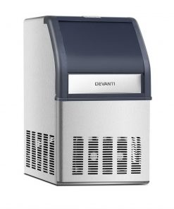 Devanti Commercial 10KG Ice Maker - Stainless Steel
