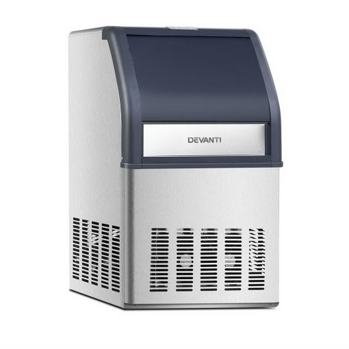 Devanti Commercial 10KG Ice Maker - Stainless Steel