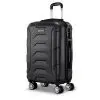 Wanderlite 20″ Luggage Sets Suitcase Trolley Travel Hard Case Lightweight Black