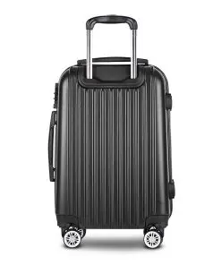 Wanderlite 24inch Lightweight Hard Suit Case Luggage Black