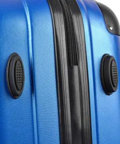 Wanderlite 2 Piece Lightweight Hard Suit Case Luggage Blue