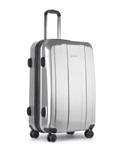 Wanderlite Lightweight Hard Suit Case Luggage Silver