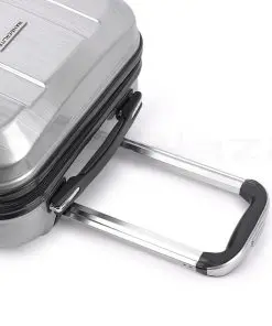 Wanderlite Lightweight Hard Suit Case Luggage Silver