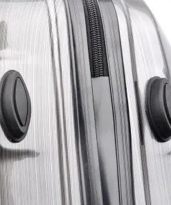 Wanderlite Lightweight Hard Suit Case Luggage Silver