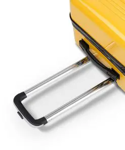 Wanderlite Lightweight Hard Suit Case Luggage Yellow & Purple