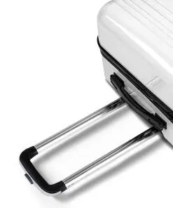 Wanderlite 2 Piece Lightweight Hard Suit Case Luggage Black & White